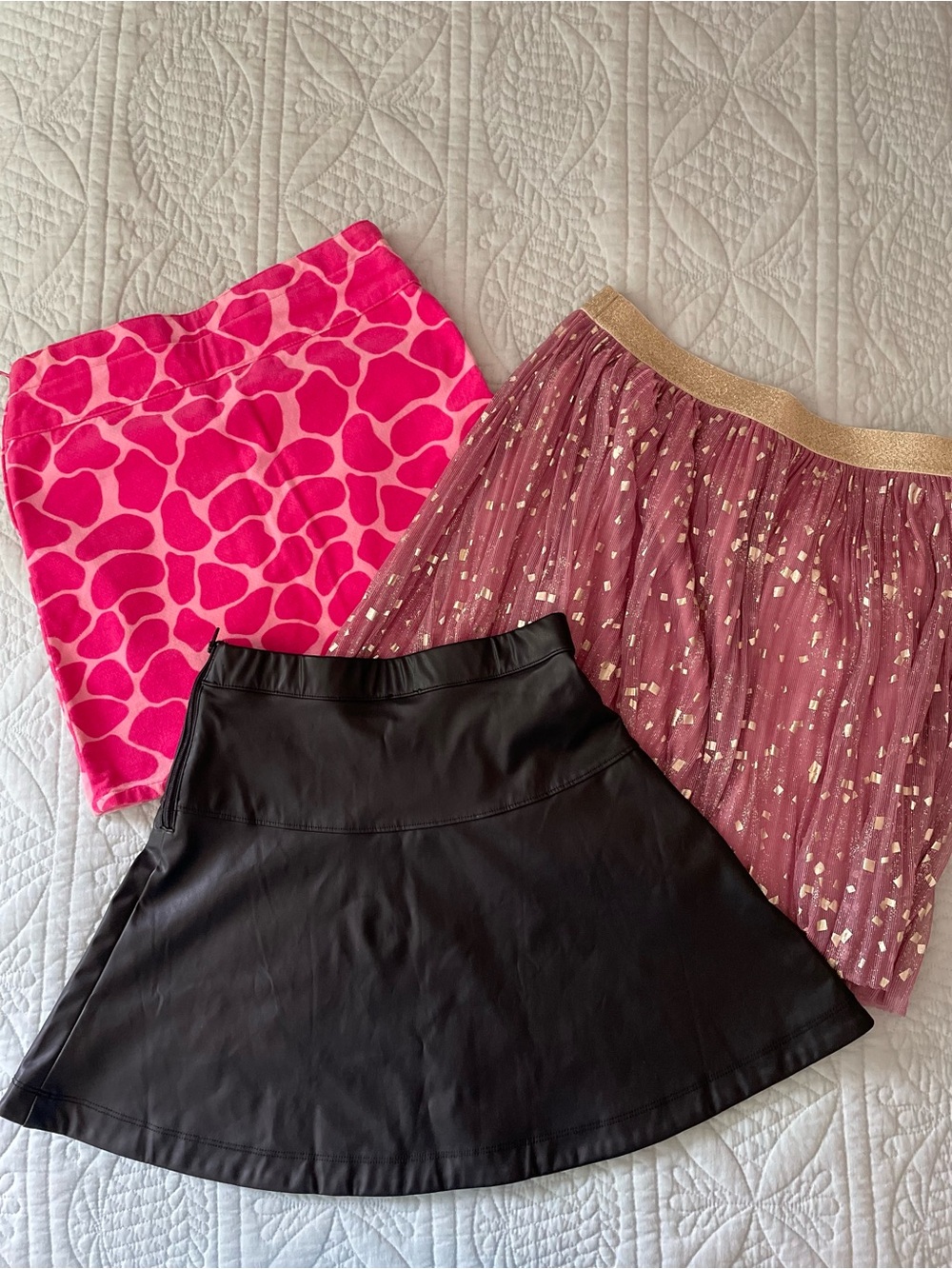 Tween Girls Three Pack Bundle Skirts Crewcuts By J Crew and Gymboree 12 - 16